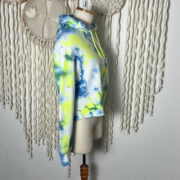 Aviator Nation Tie Dye Crop Hoodie Small - Picture 2 of 11